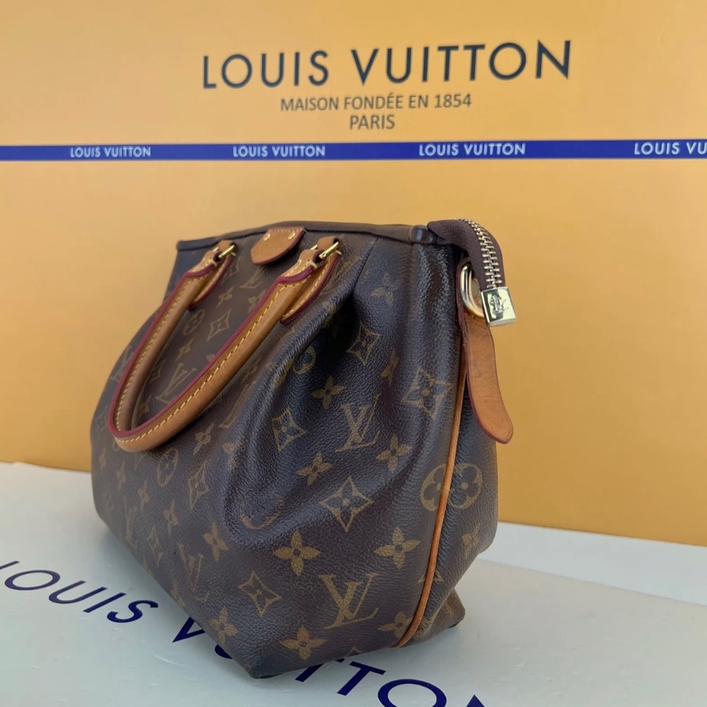 LOUIS VUITTON TURENNE PM MONOGRAM CROSSBODY HANDBAG PURSE - Picture 4 of 11
